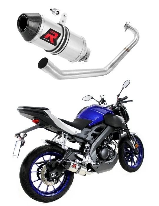 Ligne d'échappement complète inox Dominator HP3 pour Yamaha MT 125 (2014-2019)