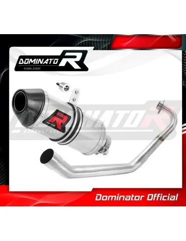 Ligne d'échappement complète inox Dominator HP3 pour Yamaha MT 125 (2014-2019)