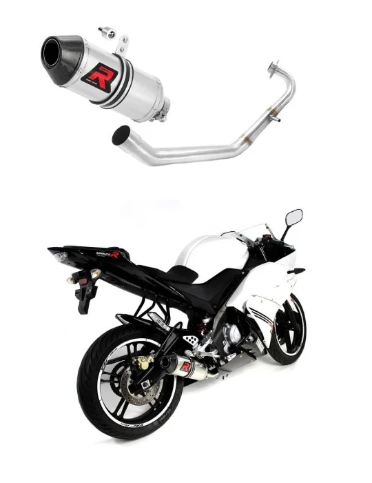 Ligne d'échappement complète inox Dominator HP3 pour Yamaha YZF R125 (2008-2013)