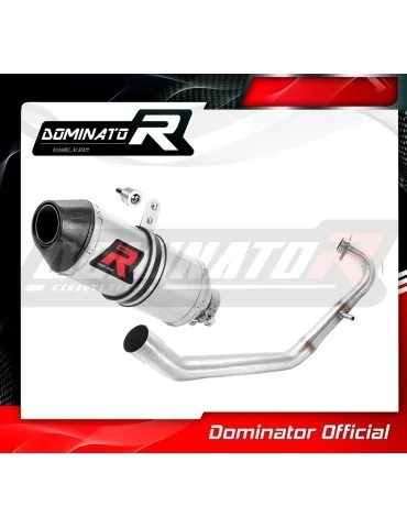 Ligne d'échappement complète inox Dominator HP3 pour Yamaha YZF R125 (2008-2013)