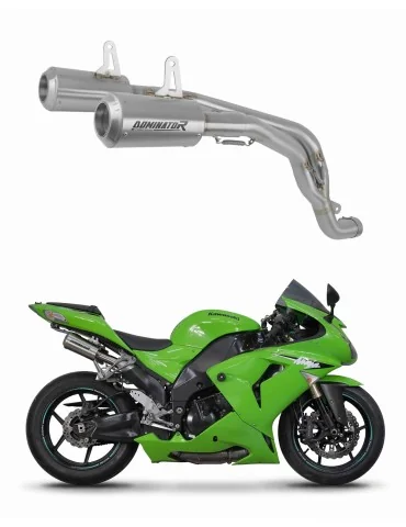 Silencieux slip-on Dominator GPS pour Kawasaki ZX10R (2006-2007) - réf. KA089DCSAT