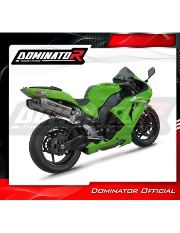 Silencieux slip-on Dominator S6 pour Kawasaki ZX10R (2006-2007) - réf. KA089DS6SAT