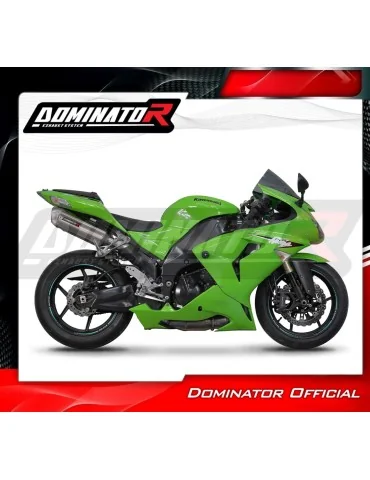Silencieux slip-on Dominator S6 pour Kawasaki ZX10R (2006-2007) - réf. KA089DS6SAT