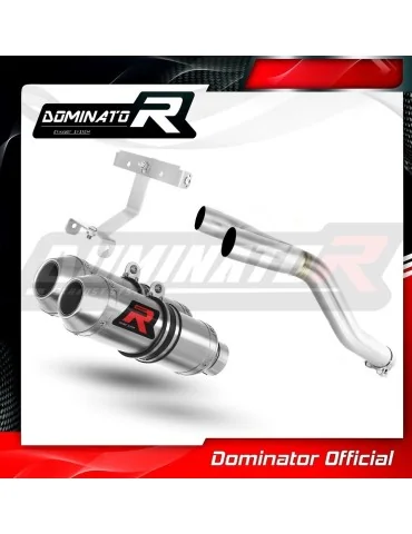 Silencieux slip-on Dominator OV G2 pour Yamaha FZ6 Fazer 600 S2 (2006-2010)