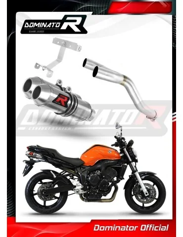 Silencieux slip-on Dominator OV pour Yamaha FZ6 Fazer 600 S1 (2004-2010)
