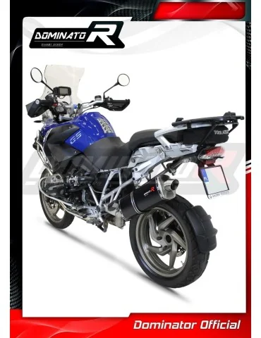 Silencieux slip-on homologué Dominator P7 Noir pour BMW R1200GS (2004-2009)