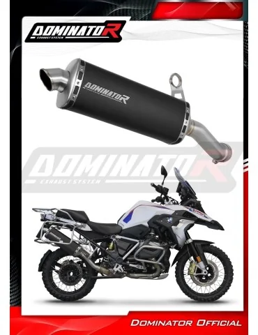 Silencieux slip-on Dominator P7 Noir pour BMW R1250GS Adventure (2018-2023)