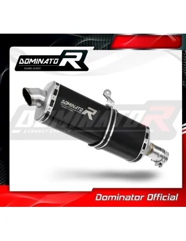 Silencieux slip-on Dominator P7 Noir pour Honda CRF 1000L Africa Twin (2016-2019)