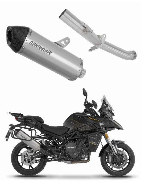 Silencieux slip-on Dominator HP7 Titane pour QJ Motor SRT 900 S / SX (2025-2026)