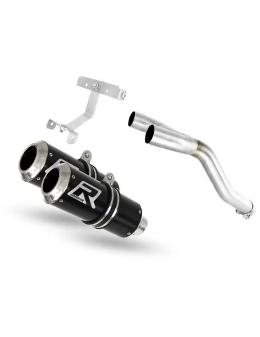 Silencieux slip-on Dominator GP Noir pour Yamaha FZ6 Fazer 600 S1 (2004-2010)