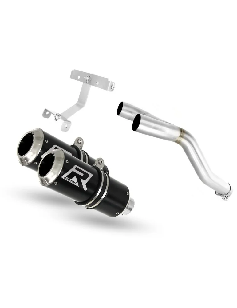Silencieux slip-on Dominator GP Noir pour Yamaha FZ6 Fazer 600 S1 (2004-2010)