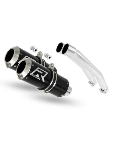 Silencieux slip-on Dominator GP Noir pour Suzuki GSXR 1300 Hayabusa (2008-2019)