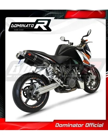 Silencieux slip-on Dominator GP Noir pour KTM 990 Super Duke (2005-2013)