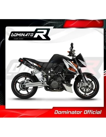 Silencieux slip-on Dominator GP Noir pour KTM 990 Super Duke (2005-2013)