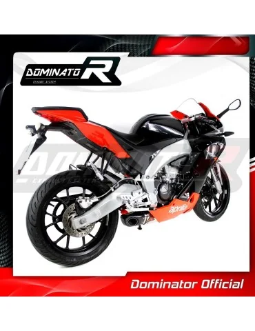Silencieux slip-on Dominator HP4 pour Aprilia RS4 125 (2012-2017)