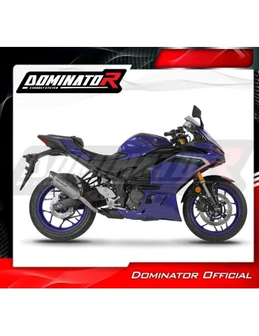 Silencieux slip-on Dominator HP8 Titane pour Yamaha YZF-R3 (2025-2026)