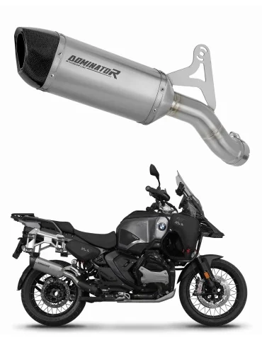 Silencieux slip-on Dominator HP6 Titane pour BMW R1300GS Adventure (2024-2025)