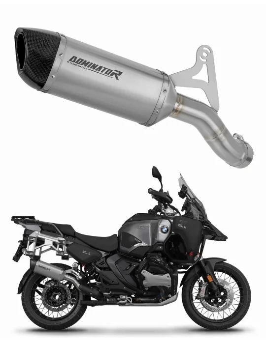 Silencieux slip-on Dominator HP6 Titane pour BMW R1300GS Adventure (2024-2025)