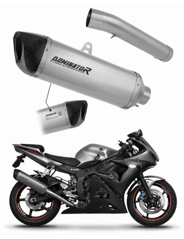 Silencieux slip-on homologué Dominator HP6 Titane pour Yamaha YZF R6 (2003-2005)