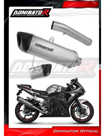Silencieux slip-on homologué Dominator HP6 Titane pour Yamaha YZF R6 (2003-2005)