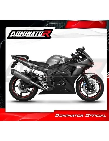 Silencieux slip-on homologué Dominator HP6 Titane pour Yamaha YZF R6 (2003-2005)