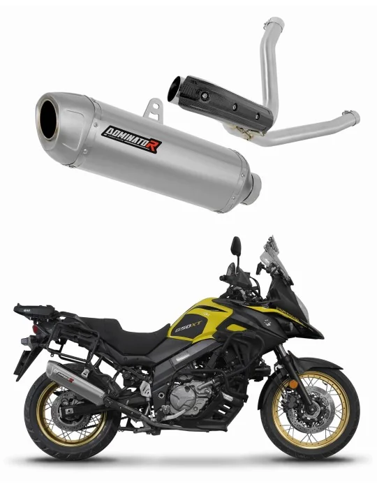 Silencieux slip-on Dominator S6 pour Suzuki DL 650 V-Strom (2017-2025)