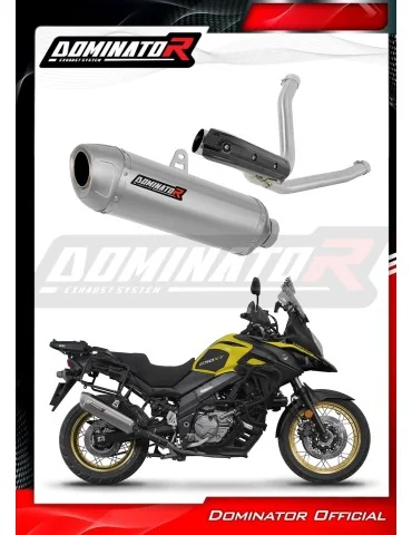 Silencieux slip-on Dominator S6 pour Suzuki DL 650 V-Strom (2017-2025)