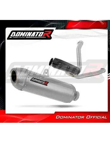 Silencieux slip-on Dominator S6 pour Suzuki DL 650 V-Strom (2017-2025)