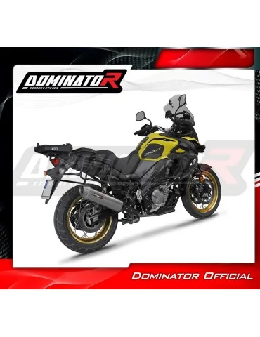 Silencieux slip-on Dominator S6 pour Suzuki DL 650 V-Strom (2017-2025)