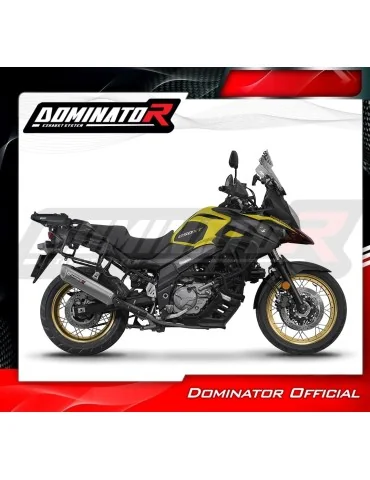 Silencieux slip-on Dominator S6 pour Suzuki DL 650 V-Strom (2017-2025)