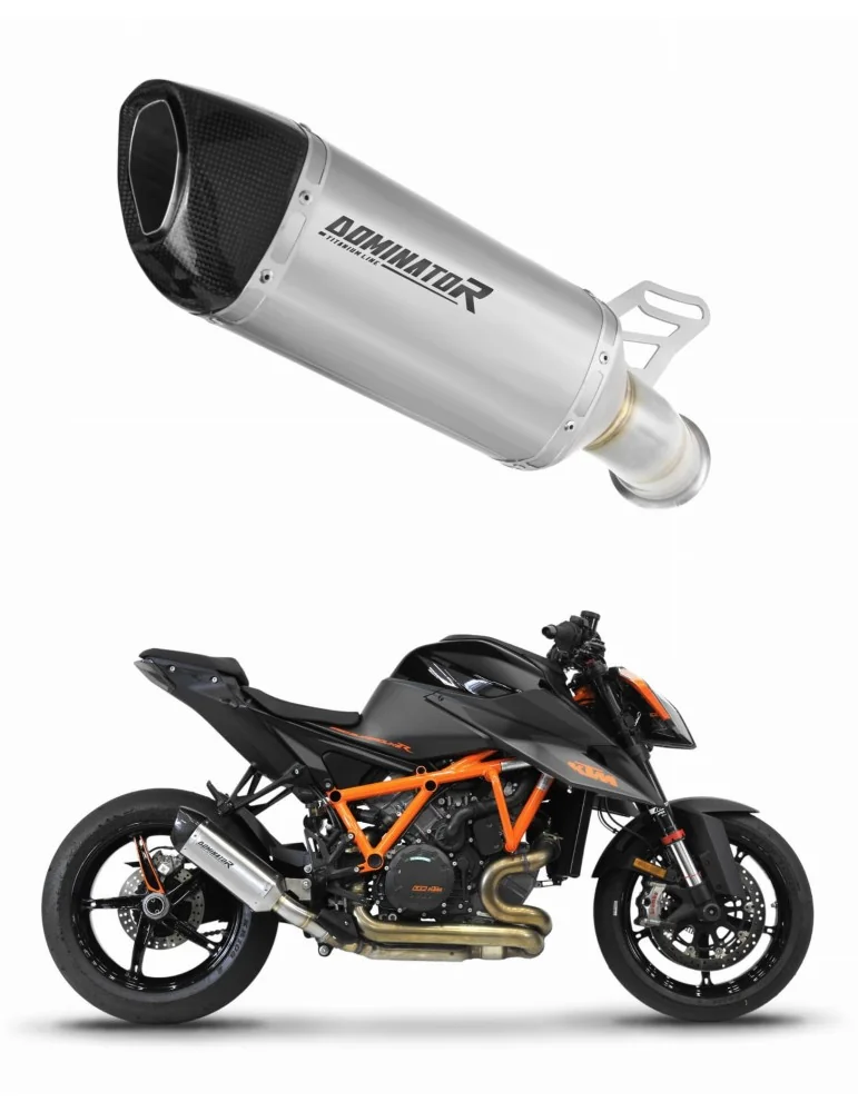 Silencieux slip-on Dominator HP6 Titane pour KTM 1290/1390 Super Duke (2020-2025)