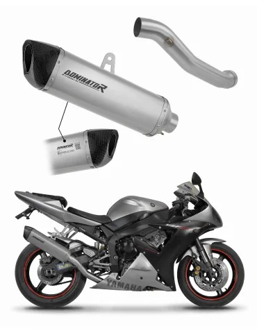 Silencieux slip-on homologué Dominator HP6 Titane pour Yamaha YZF R1 1000 RN09 (2002-2003)