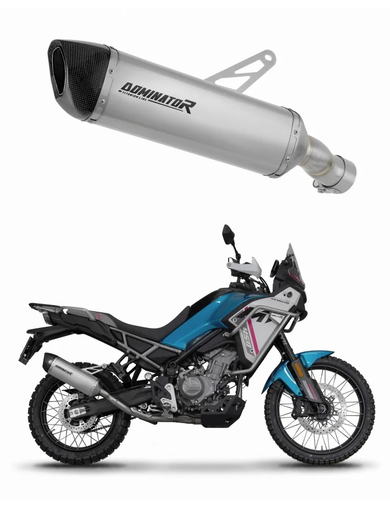 Silencieux slip-on Dominator HP6 Titane pour CF Moto 450 MT (2024)