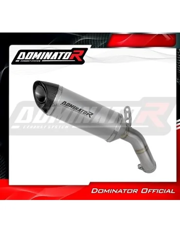 Silencieux slip-on Dominator HP8 Titane pour Kawasaki ZX-4R / RR (2023-2024)
