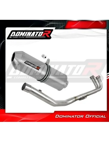 Ligne d'échappement complète inox Dominator OVR pour Yamaha T-max 500 (2008-2011)