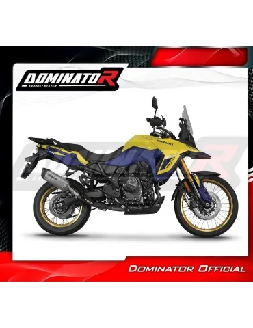 Silencieux slip-on Dominator HP6 Titane pour Suzuki V-Strom 800 SE / DE (2023-2024)