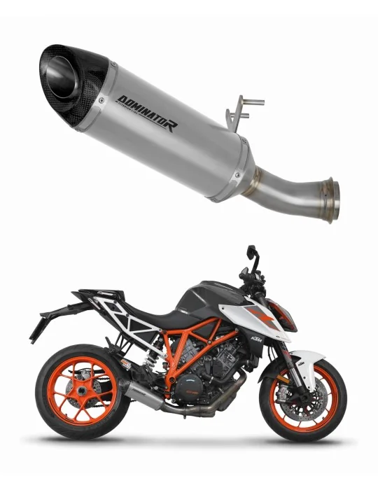 Silencieux slip-on Dominator HP8 Titane Low Level pour KTM 1290 Super Duke / R (2017-2019)