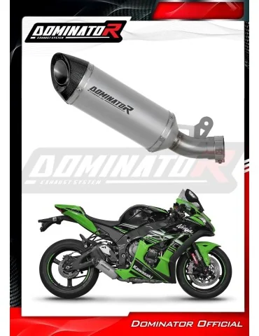 Silencieux slip-on Dominator HP8 Titane pour Kawasaki ZX10R (2016-2020)