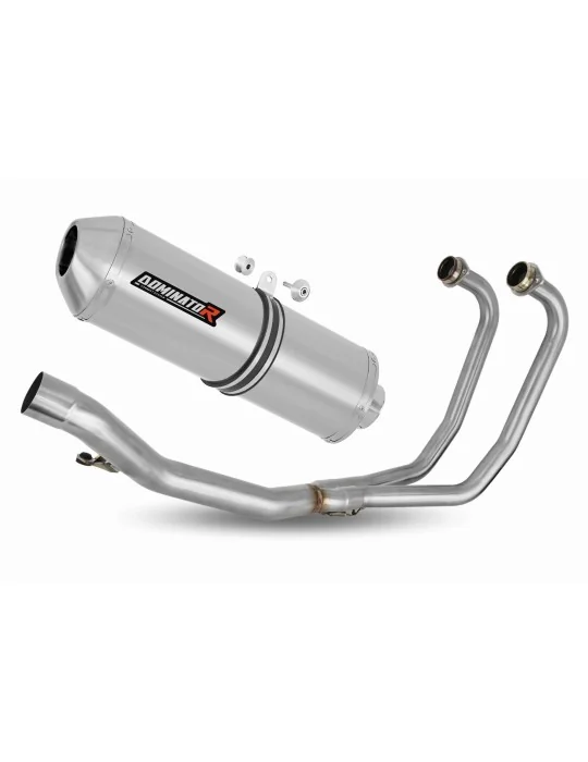 Ligne d'échappement complète inox Dominator OVR pour Suzuki GS 500F (2004-2014)