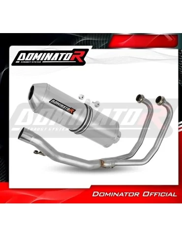 Ligne d'échappement complète inox Dominator OVR pour Suzuki GS 500F (2004-2014)