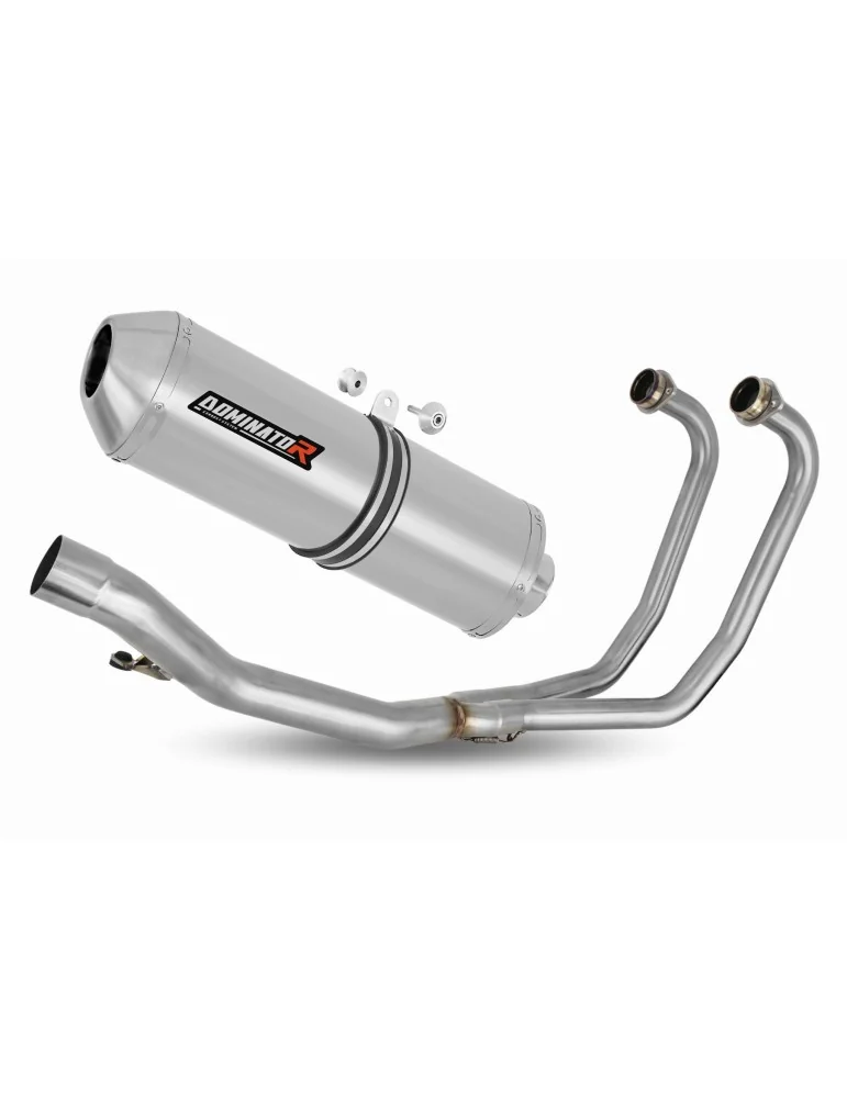 Ligne d'échappement complète inox Dominator OVR pour Suzuki GS 500E (1989-2009)