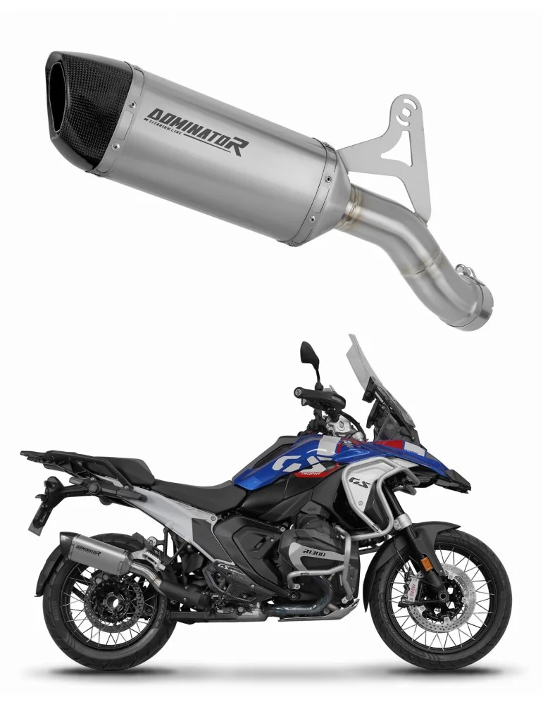 Silencieux slip-on Dominator HP6 Titane pour BMW R1300GS (2024-2025)