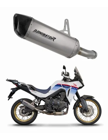 Silencieux slip-on Dominator HP6 Titane pour Honda XL 750 Transalp (2023)