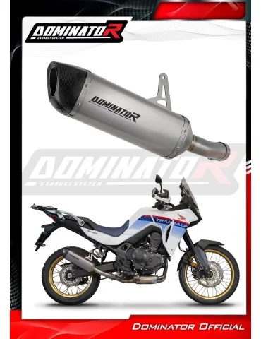 Silencieux slip-on Dominator HP6 Titane pour Honda XL 750 Transalp (2023)