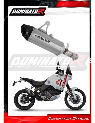 Silencieux slip-on Dominator HP8 Titane pour Ducati Desert X (2022-2023)