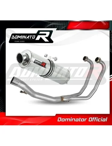 Ligne d'échappement complète inox Dominator ST pour Suzuki GS 500F (2004-2014)