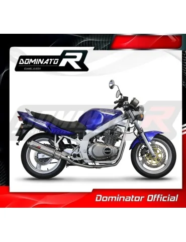 Ligne d'échappement complète inox Dominator ST pour Suzuki GS 500F (2004-2014)