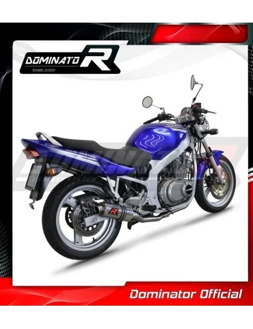 Ligne d'échappement complète inox Dominator GP1 pour Suzuki GS 500E (1989-2009)
