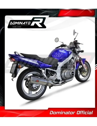 Ligne d'échappement complète inox Dominator ST pour Suzuki GS 500E (1989-2009)