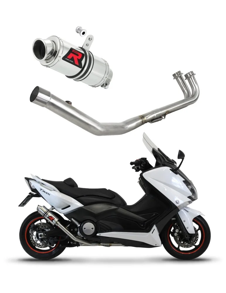 Ligne d'échappement complète inox Dominator GP1 pour Yamaha XP 530 T-max (2012-2016)